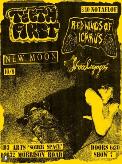 Teeth First, Red Wings of Icarus, New Moon, Woodnympth