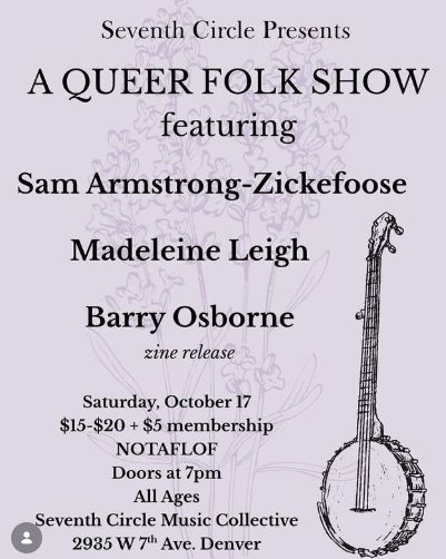 Queer Folk Show - Sam Armstrong-Zickefoose, Madeleine Leigh, Barry Osborne