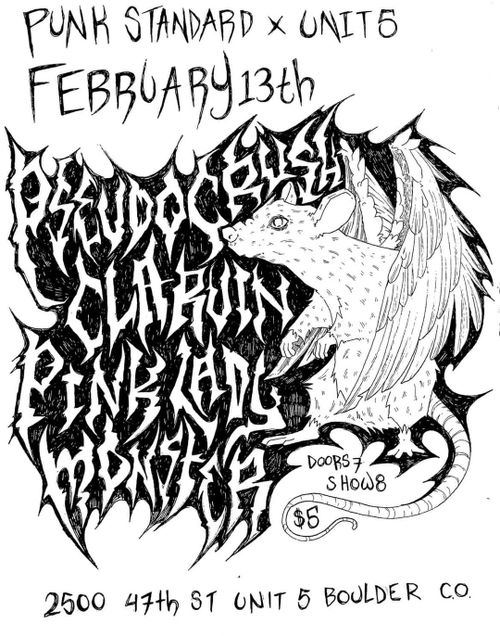 Pseudocrush, Claruin, Pink Lady Monster at Unit 5