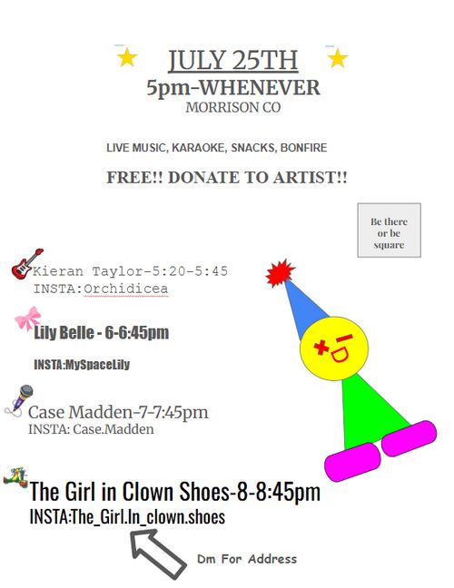 The Girl in Clown Shoes - GOING AWAY GIG - House Show