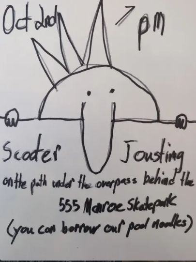 Scooter, Jousting