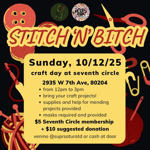 Stitch ‘n’ Bitch: A Punk Mending Workshop