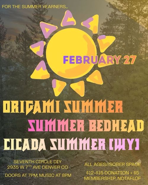 Origami Summer, Summer Redheadm, Cicade Summer