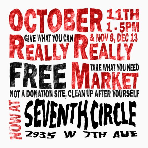 Really Really Free Market October!