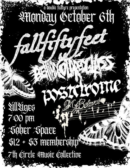 Fallfiftyfeet,  Behindcoloredglass,  Postdrome,  My Beloved 