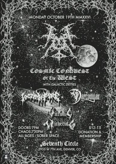 Ethereal Moon, Victim On Fire, Darconigan, Vitriolic Withering