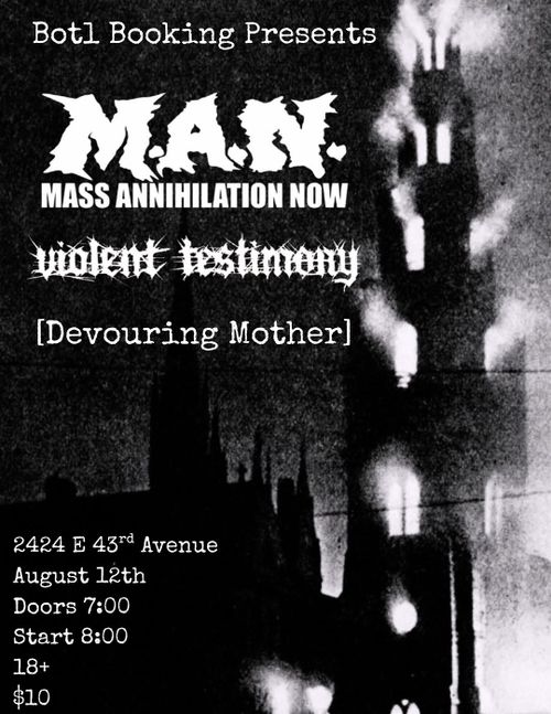 M.A.N, Violent Testimony, [Devouring Mother] 