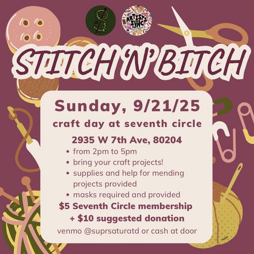 Stitch ‘n’ Bitch: A Punk Mending Workshop